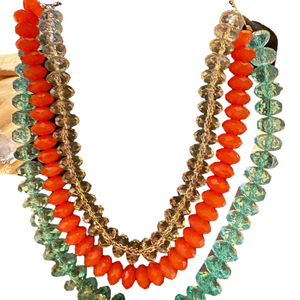 Elegant Multicolor Beaded Necklace